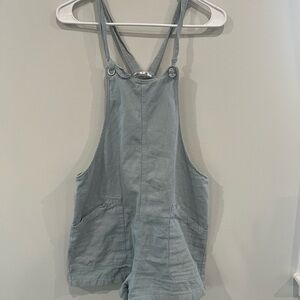 &merci Gray Denim Overalls